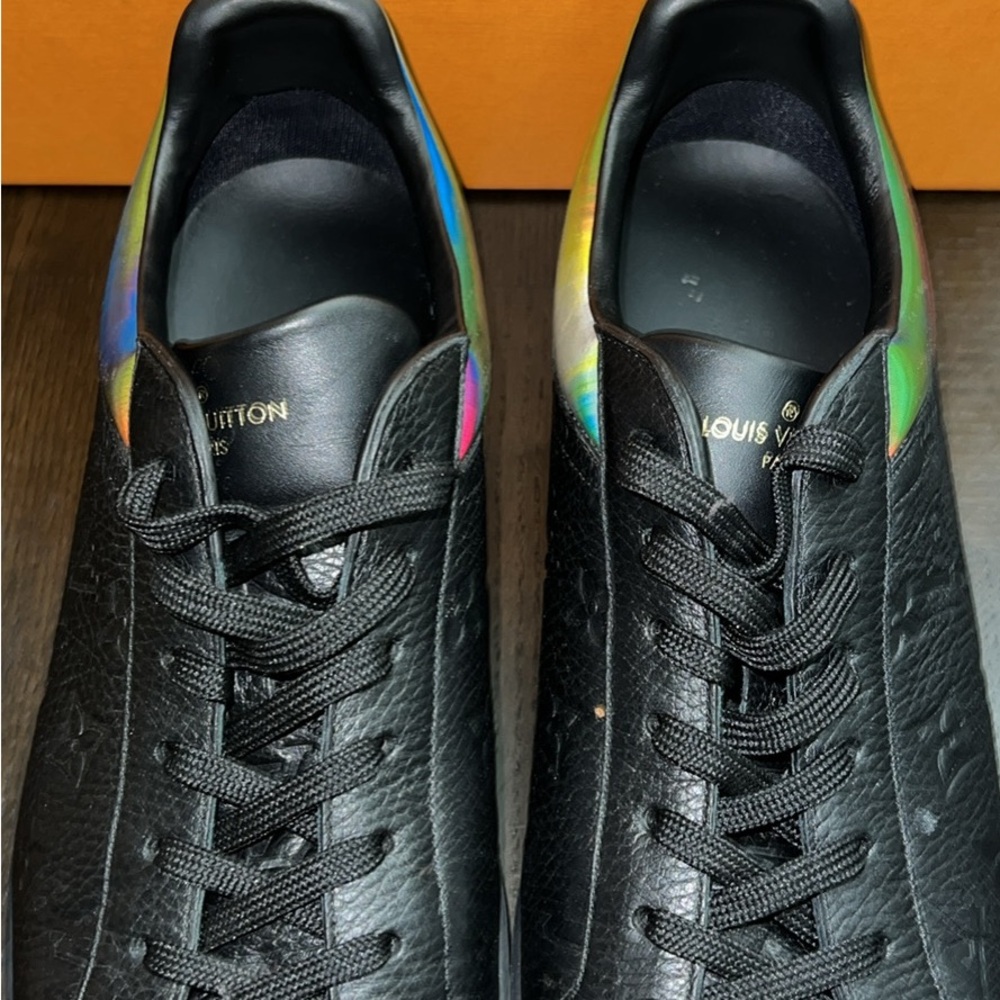 Louis Vuitton Iridescent Black Sneakers - Picture 3 of 3